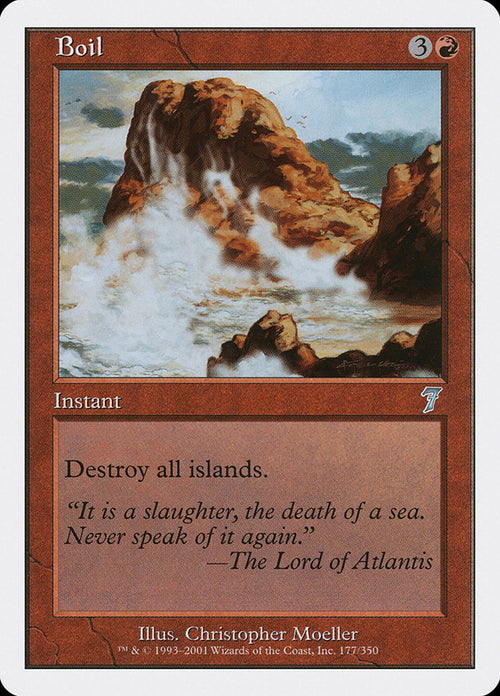 Magic: The Gathering - Boil - Seventh Edition