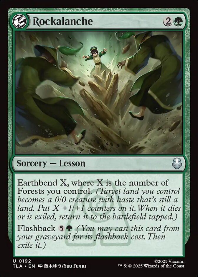 Magic: The Gathering - Rockalanche - Avatar: The Last Airbender