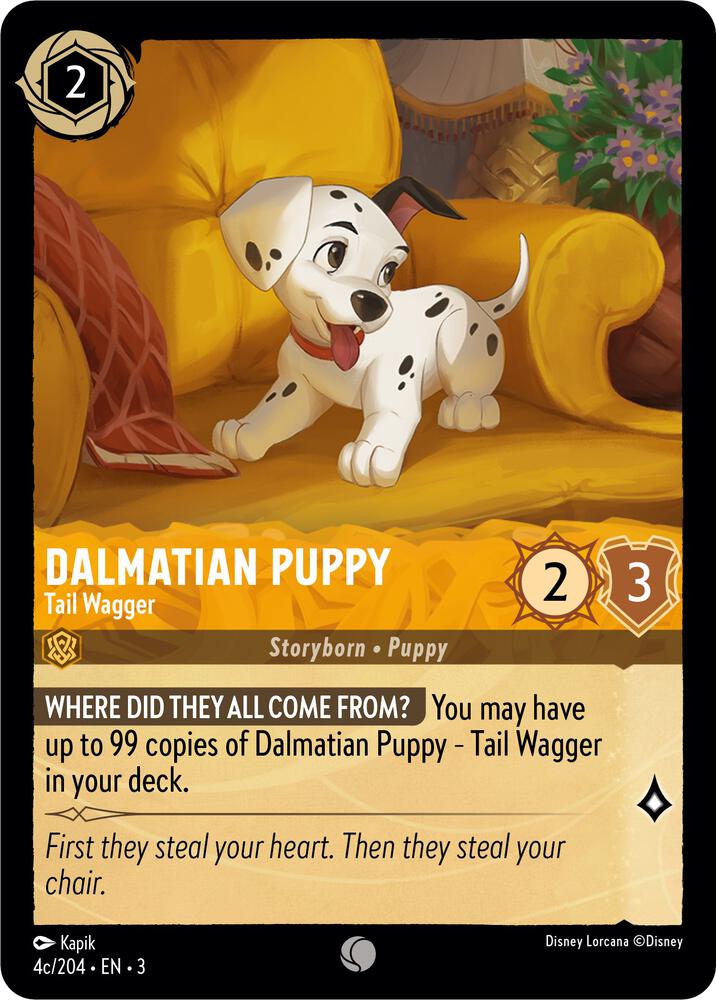 Lorcana - Dalmatian Puppy - Tail Wagger - Into the Inklands