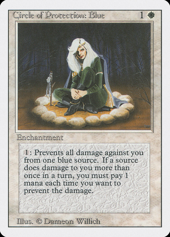Magic: The Gathering - Circle of Protection: Blue - Revised