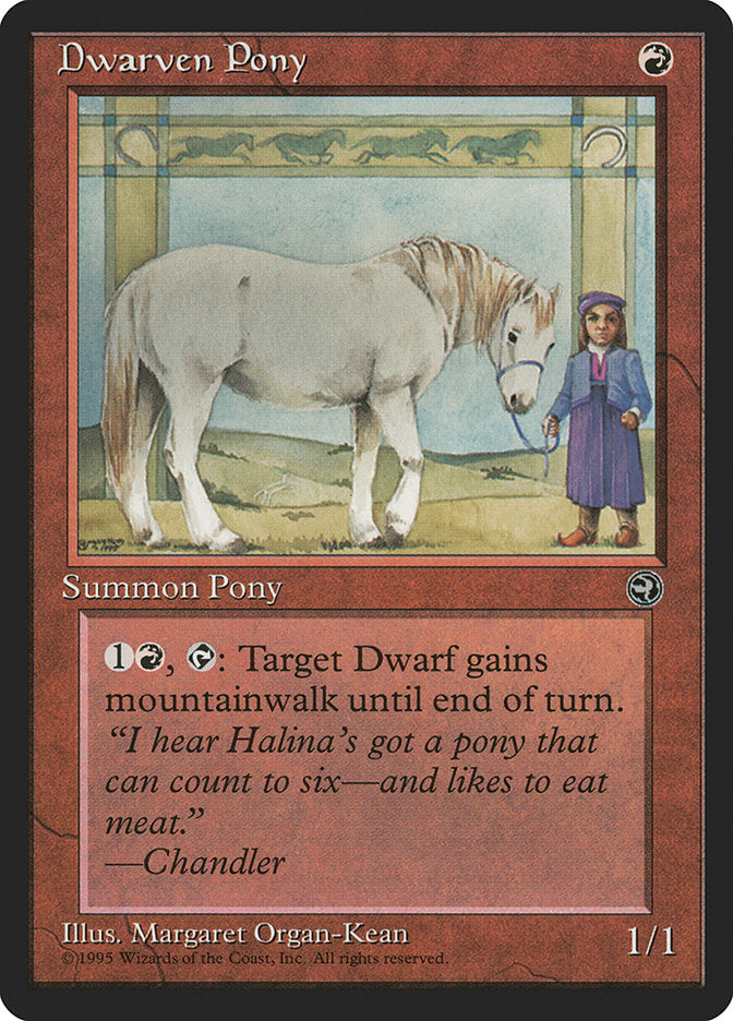 Magic: The Gathering - Dwarven Pony - Homelands