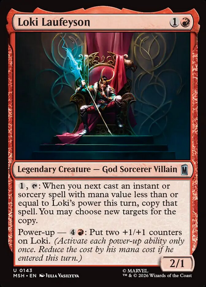 Magic: The Gathering - Loki Laufeyson - Marvel Super Heroes