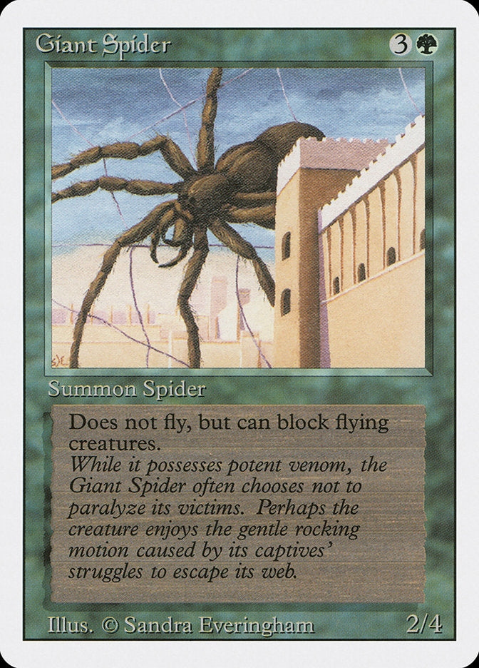 Magic: The Gathering - Giant Spider - Revised