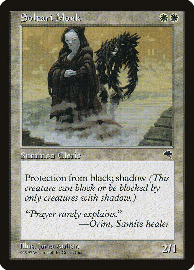 Magic: The Gathering - Soltari Monk - Tempest