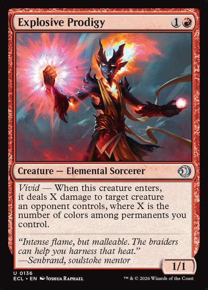MTG - Explosive Prodigy - Lorwyn Eclipsed (SOS)