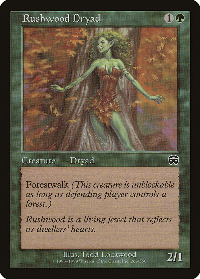 Magic: The Gathering - Rushwood Dryad - Mercadian Masques