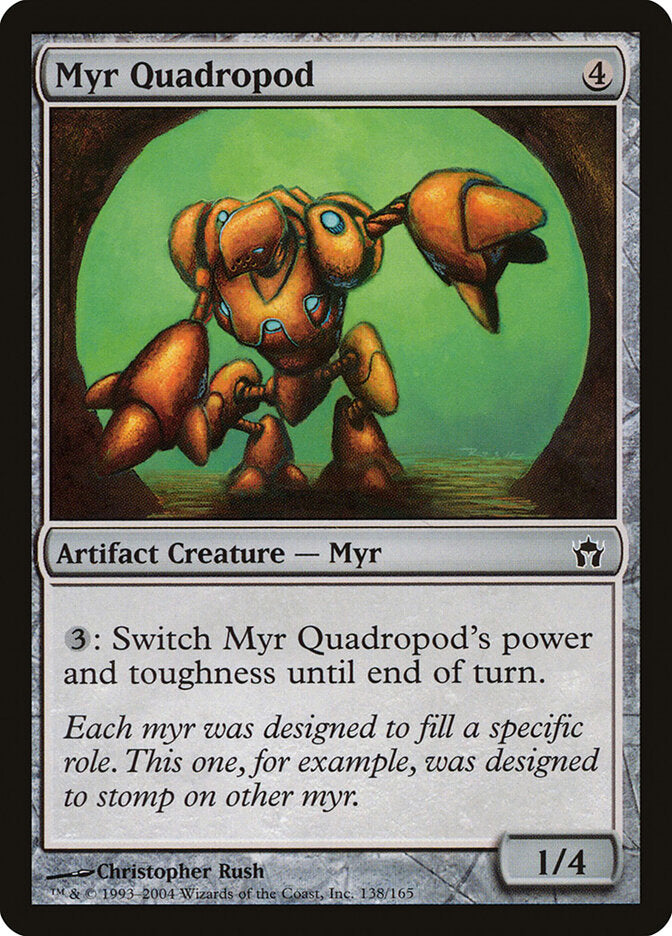 Magic: The Gathering - Myr Quadropod - 5th Dawn
