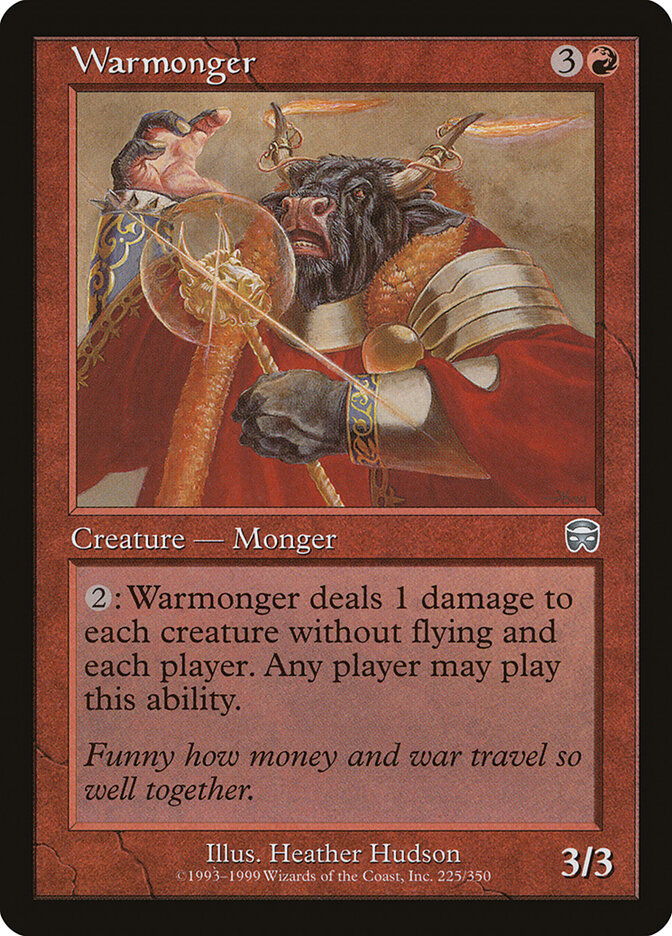 Magic: The Gathering - Warmonger - Mercadian Masques