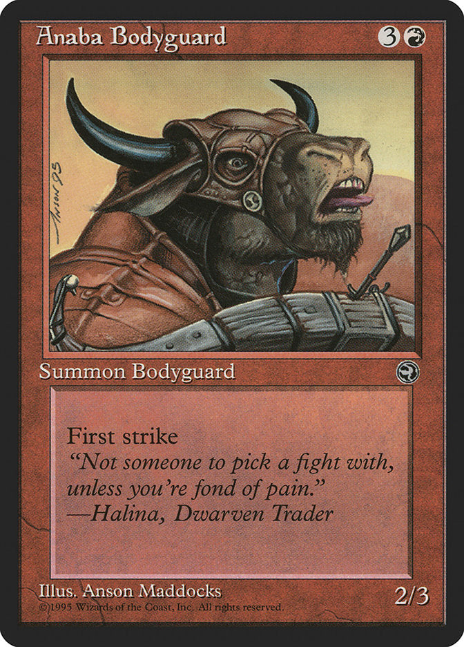 Magic: The Gathering - Anaba Bodyguard - Homelands