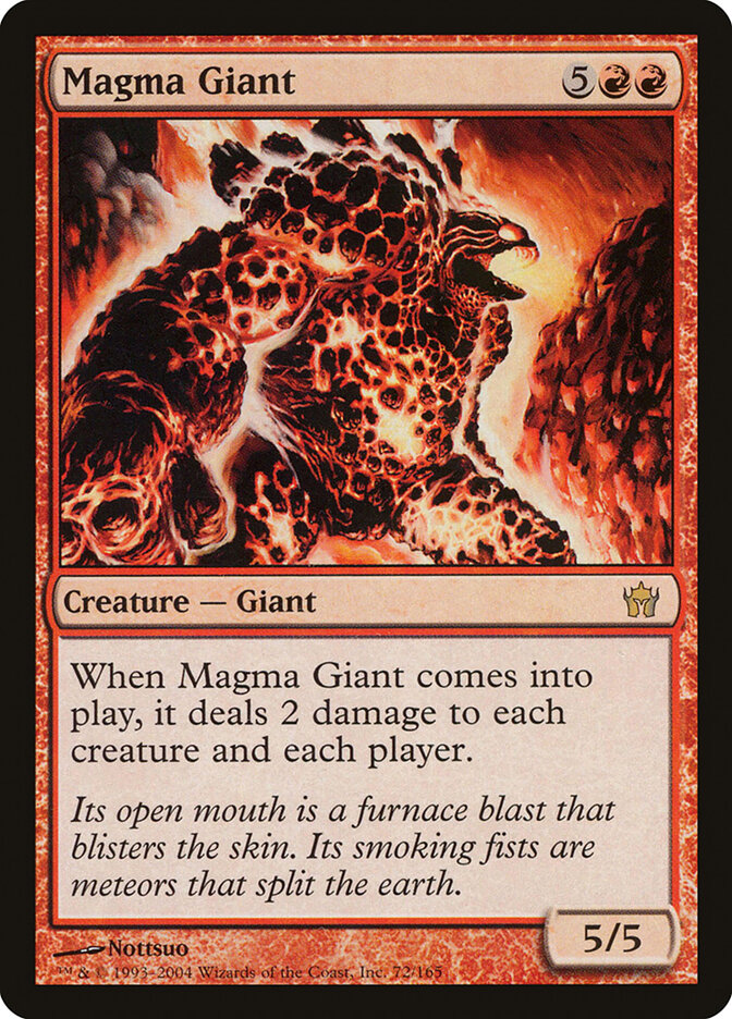 Magic: The Gathering - Magma Giant - 5th Dawn