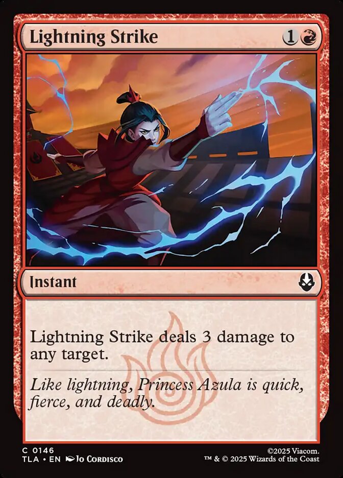 Magic: The Gathering - Lightning Strike - Avatar: The Last Airbender