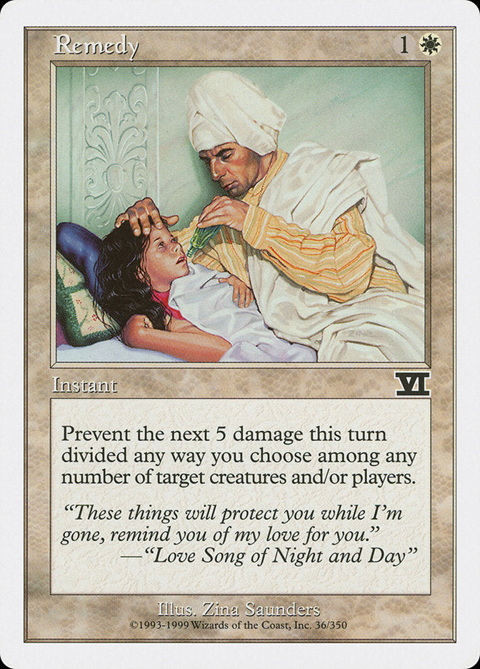 Magic: The Gathering - Remedy - Sixth Edition