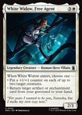 Magic: The Gathering - White Widow, Free Agent - Marvel Super Heroes