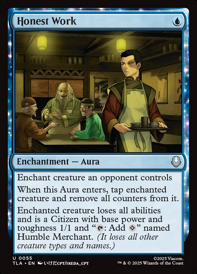 Magic: The Gathering - Honest Work - Avatar: The Last Airbender