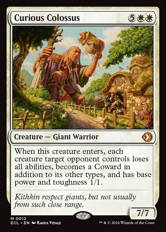 MTG - Curious Colossus - Lorwyn Eclipsed (SOS)