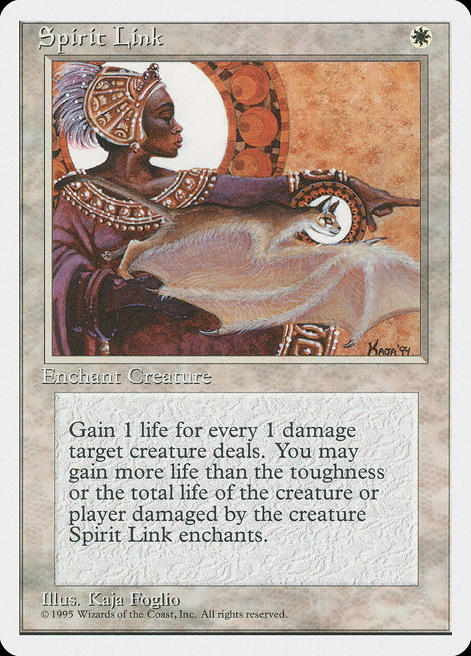 Magic: The Gathering - Spirit Link - Fourth Edition