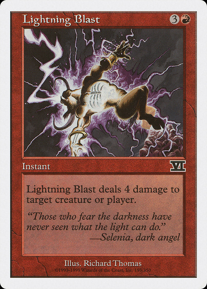 Magic: The Gathering - Lightning Blast - Sixth Edition
