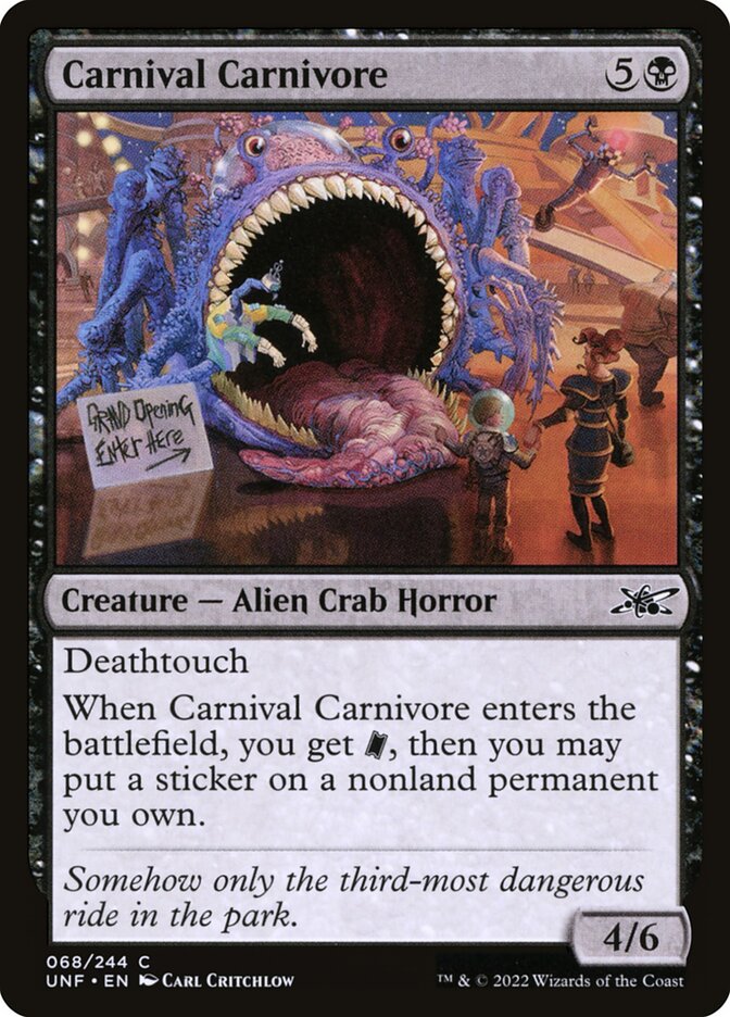 MTG - Carnival Carnivore - Unfinity (SOS)