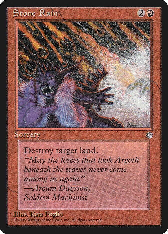Magic: The Gathering - Stone Rain - Ice Age