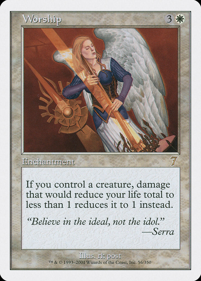 Magic: The Gathering - Worship - Seventh Edition