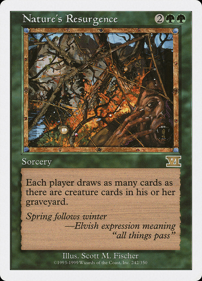 Magic: The Gathering - Nature's Resurgence - Sixth Edition