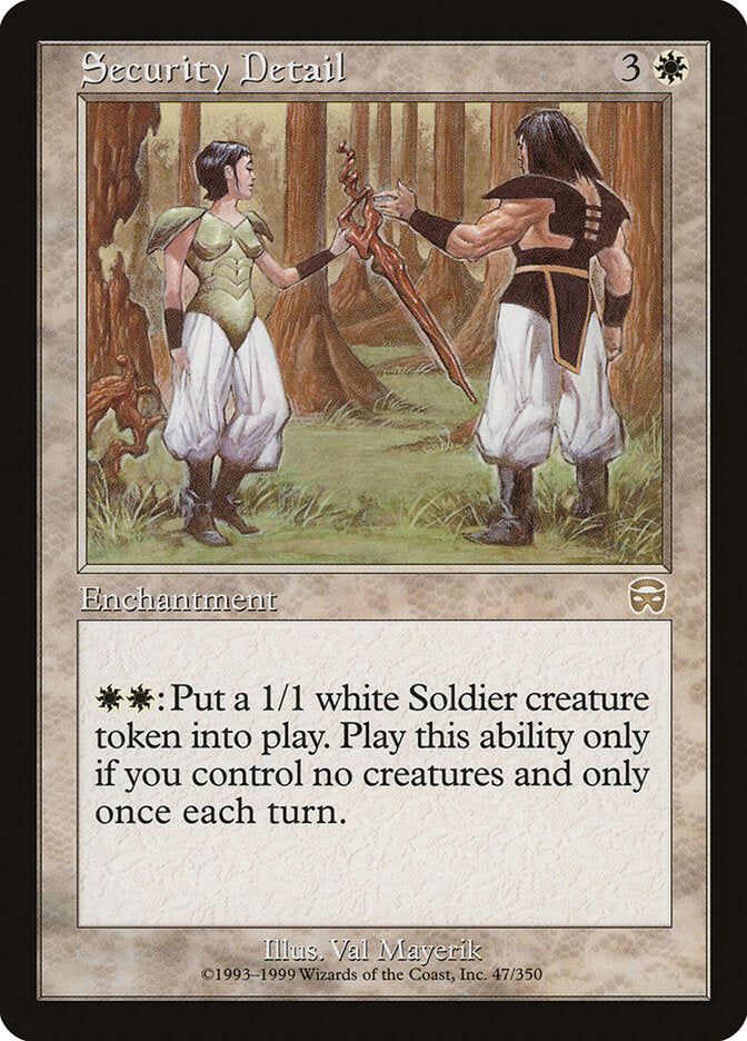 Magic: The Gathering - Security Detail - Mercadian Masques