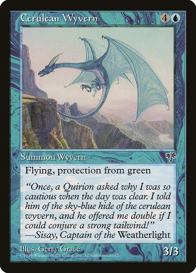 Magic: The Gathering - Cerulean Wyvern - Mirage