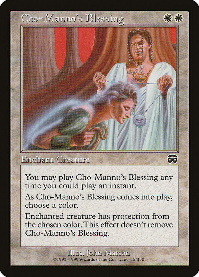 Magic: The Gathering - Cho-Manno's Blessing - Mercadian Masques