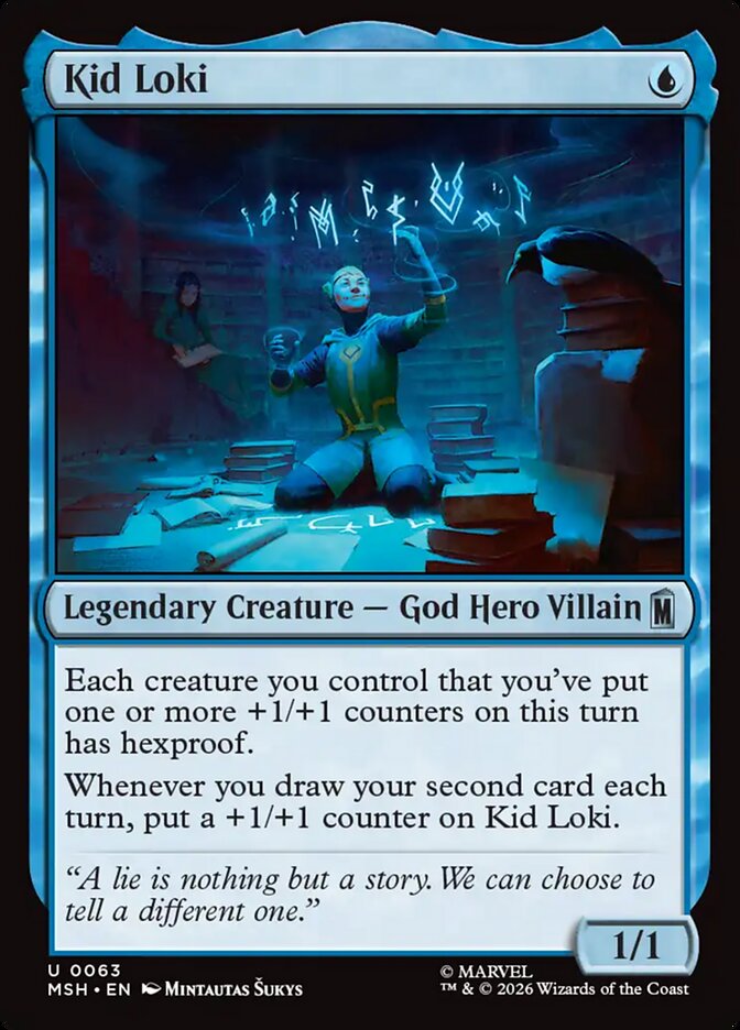 Magic: The Gathering - Kid Loki - Marvel Super Heroes