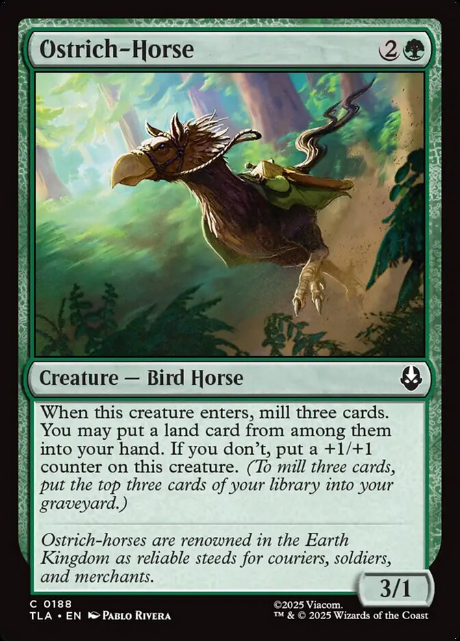 Magic: The Gathering - Ostrich-Horse - Avatar: The Last Airbender
