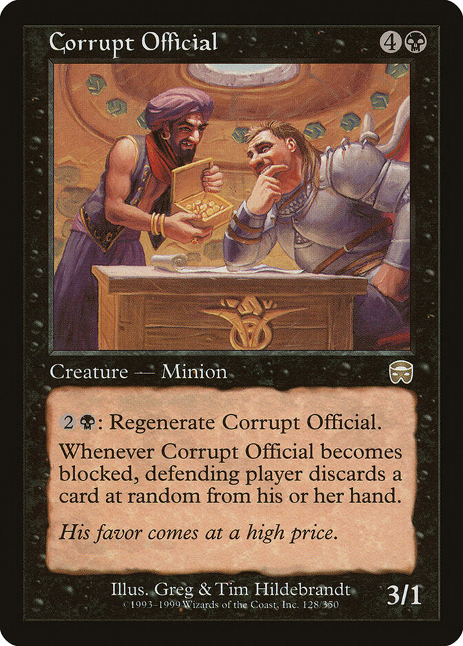 Magic: The Gathering - Corrupt Official - Mercadian Masques