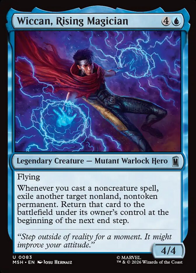 Magic: The Gathering - Wiccan, Rising Magician - Marvel Super Heroes