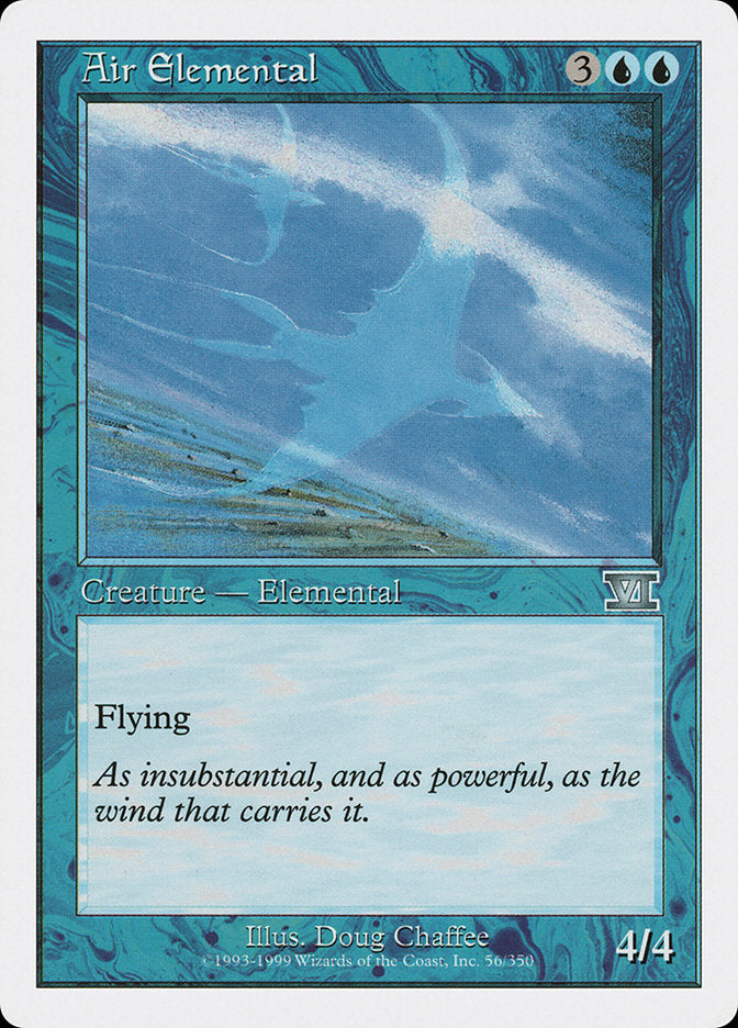 Magic: The Gathering - Air Elemental - Sixth Edition