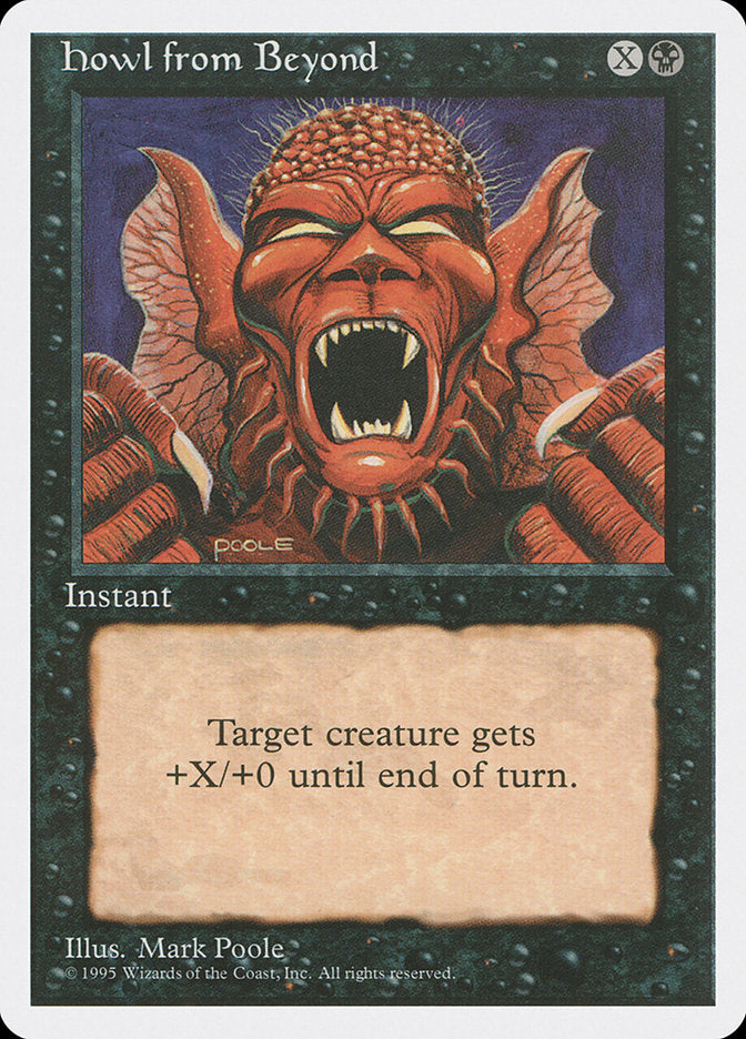 Magic: The Gathering - Howl from Beyond - Fourth Edition