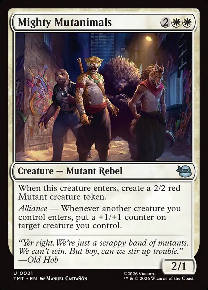 MTG - Mighty Mutanimals - Teenage Mutant Ninja Turtles (SOS)