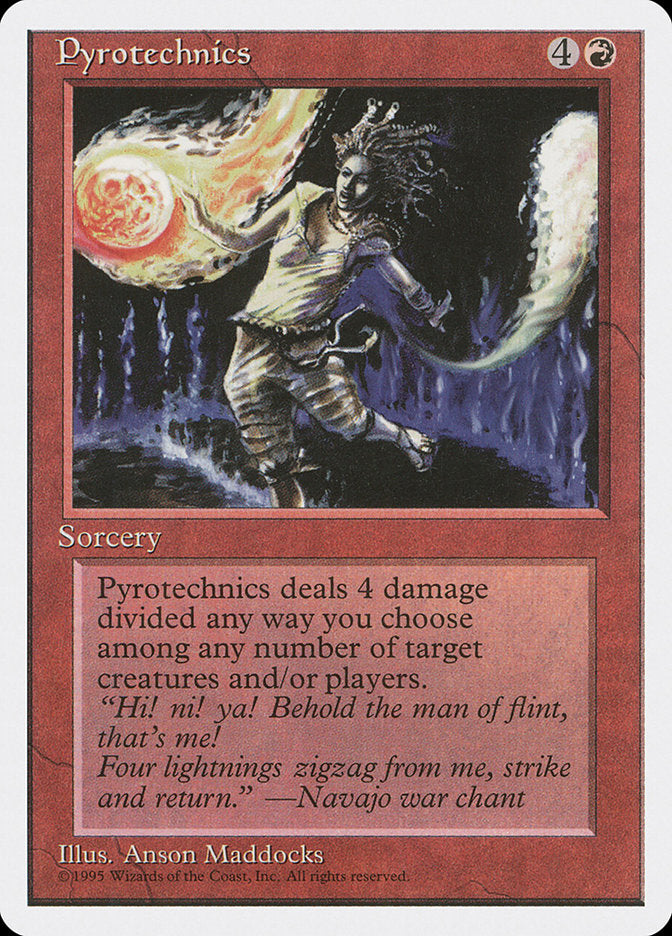 Magic: The Gathering - Pyrotechnics - Fourth Edition