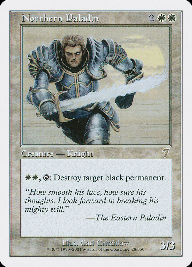 Magic: The Gathering - Northern Paladin - Seventh Edition