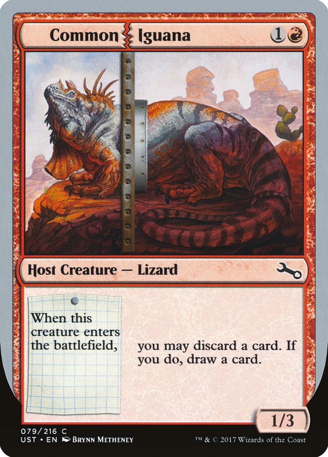 MTG - Common Iguana - Unstable (SOS)