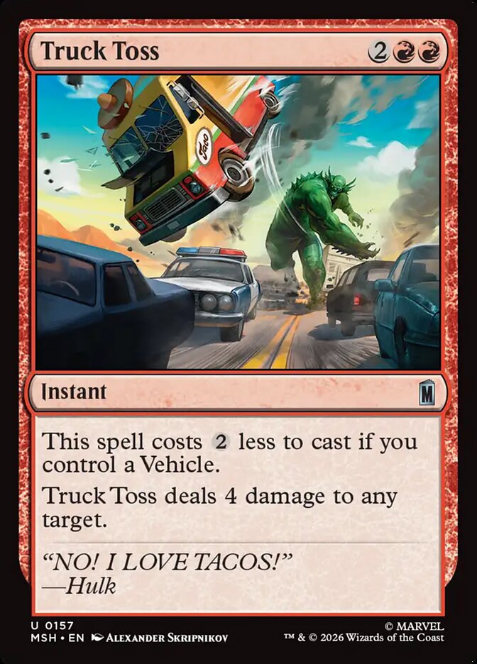 Magic: The Gathering - Truck Toss - Marvel Super Heroes