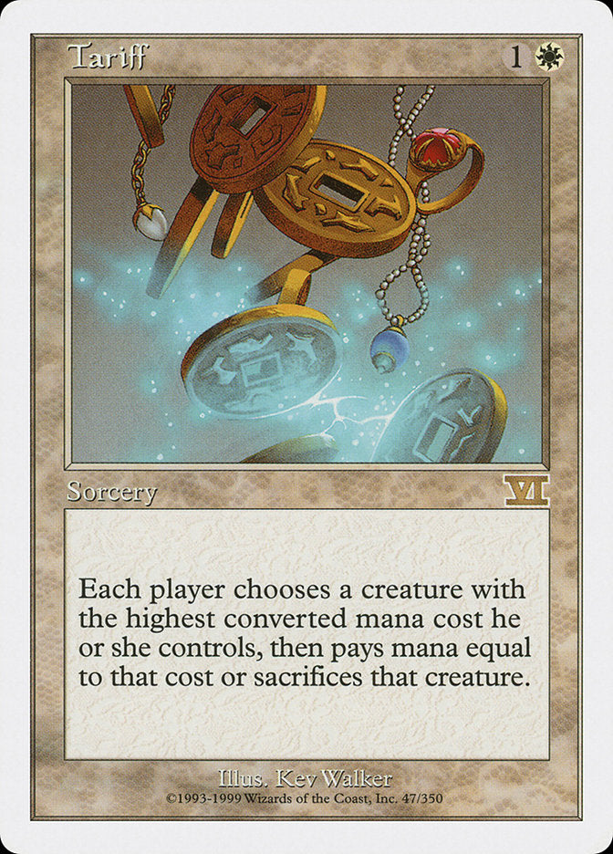 Magic: The Gathering - Tariff - Sixth Edition