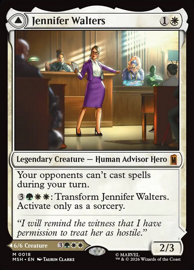 Magic: The Gathering - Jennifer Walters // The Sensational She-Hulk - Marvel Super Heroes