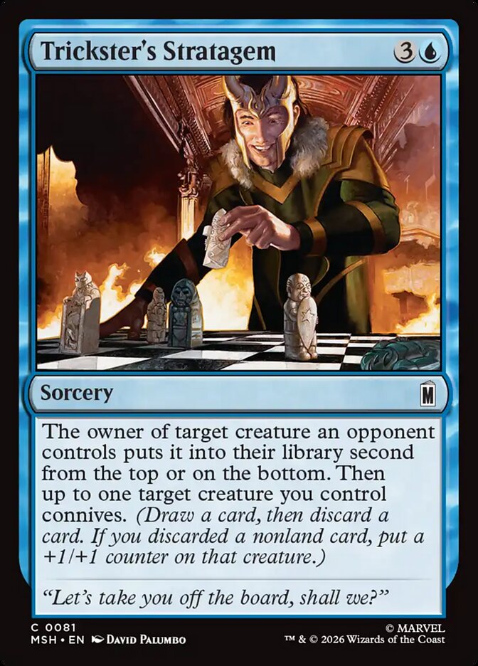 Magic: The Gathering - Trickster's Stratagem - Marvel Super Heroes