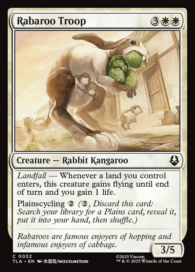 Magic: The Gathering - Rabaroo Troop - Avatar: The Last Airbender