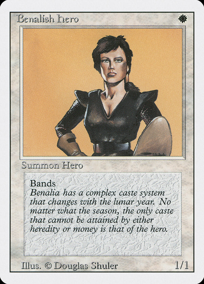 Magic: The Gathering - Benalish Hero - Revised