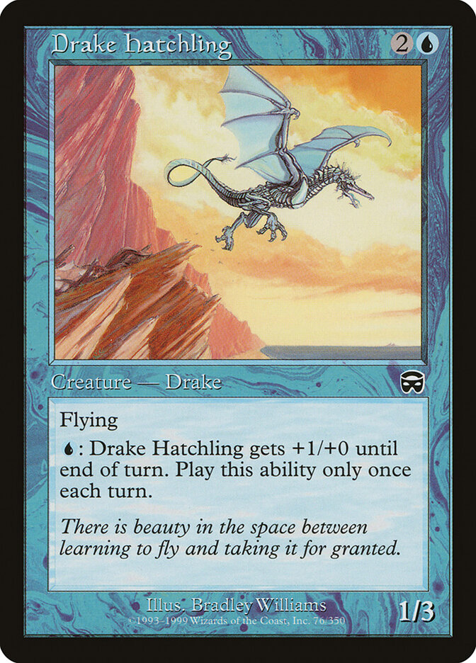Magic: The Gathering - Drake Hatchling - Mercadian Masques