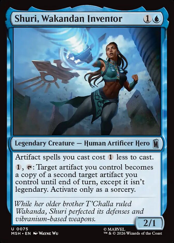 Magic: The Gathering - Shuri, Wakandan Inventor - Marvel Super Heroes