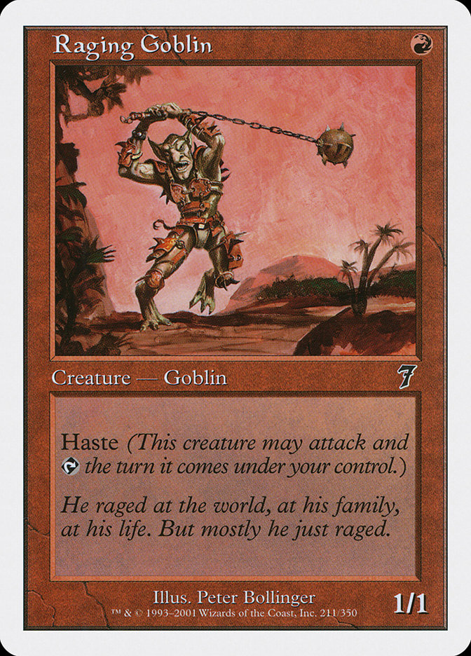 Magic: The Gathering - Raging Goblin - Seventh Edition
