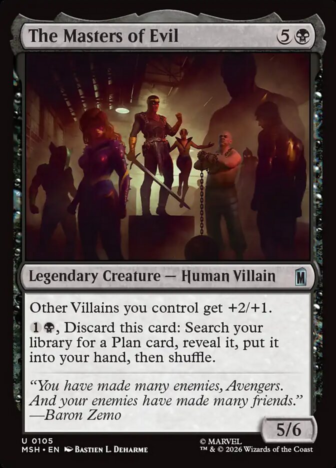 Magic: The Gathering - The Masters of Evil - Marvel Super Heroes