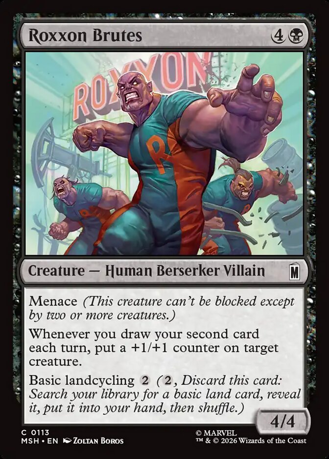 Magic: The Gathering - Roxxon Brutes - Marvel Super Heroes