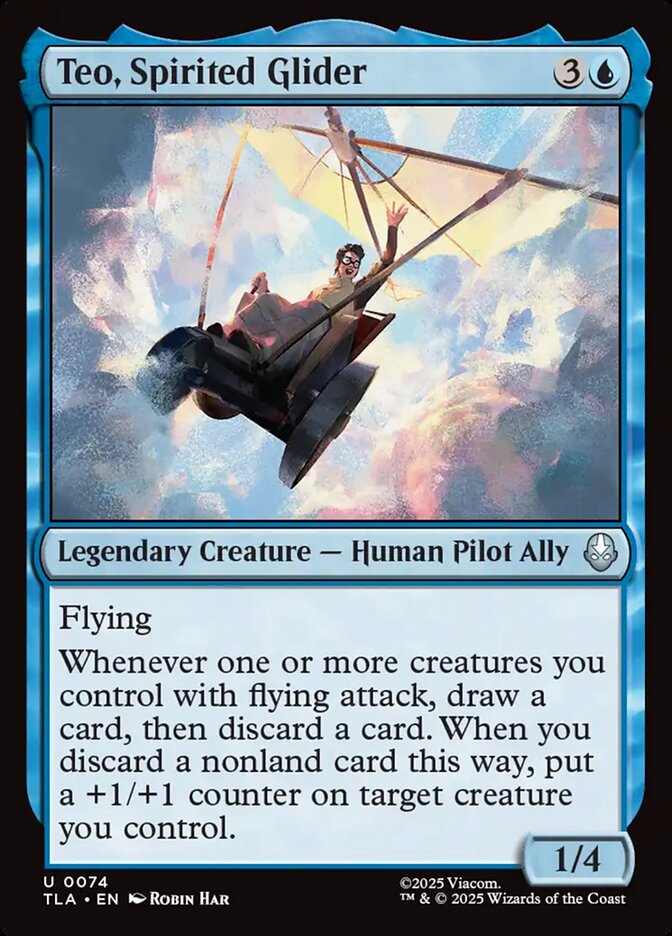 Magic: The Gathering - Teo, Spirited Glider - Avatar: The Last Airbender